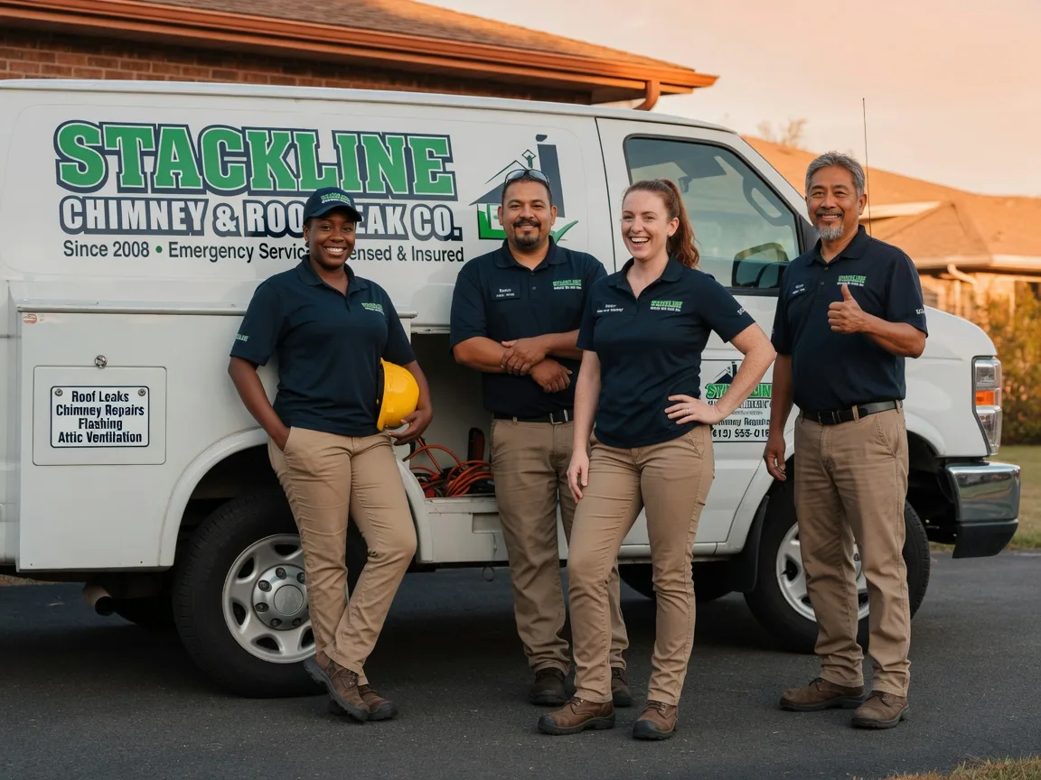 Chimney flashing repair company in Madisonville, LA